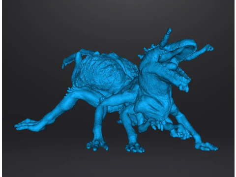 QUEEN CRAWLER MINIATURE MODEL FIGURE FOR FANTASY OR HORROR GAMES RPG DND 3D Print Model