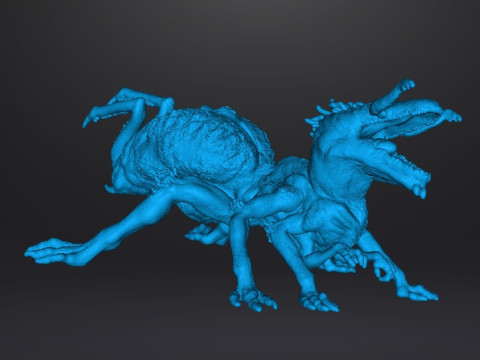 QUEEN CRAWLER MINIATURE MODEL FIGURE FOR FANTASY OR HORROR GAMES RPG DND 3Dプリントモデル