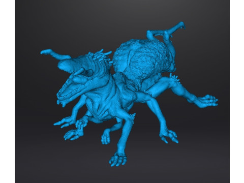 QUEEN CRAWLER MINIATURE MODEL FIGURE FOR FANTASY OR HORROR GAMES RPG DND 3Dプリントモデル