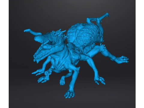 QUEEN CRAWLER MINIATURE MODEL FIGURE FOR FANTASY OR HORROR GAMES RPG DND 3D Print Model
