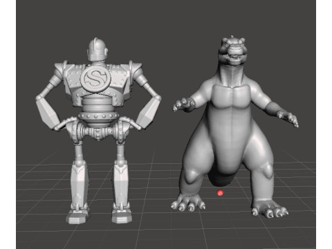 IRON GIANT MECH ROBOT MINIATURE MODEL FOR GAMES RPG DND Modelo de Impressão 3D
