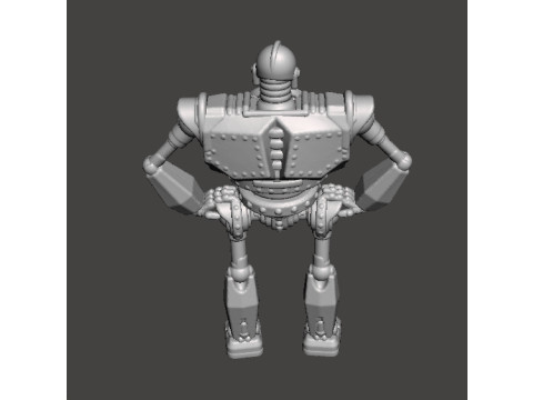 IRON GIANT MECH ROBOT MINIATURE MODEL FOR GAMES RPG DND Modelo de Impressão 3D