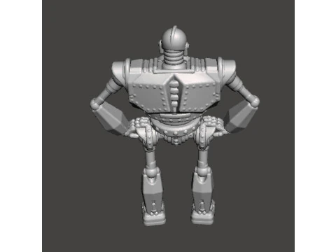 RPG DND OYUNLARI İ&Ccedil;İN DEMİR DEV MEK ROBOT MİNYAT&Uuml;R MODELİ 3D Baskı Modeli