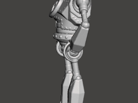 IRON GIANT MECH ROBOT MINIATURE MODEL FOR GAMES RPG DND Modelo de Impressão 3D