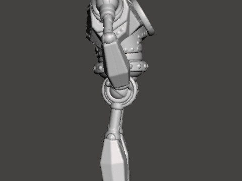 IRON GIANT MECH ROBOT MINIATURE MODEL FOR GAMES RPG DND Modelo de Impressão 3D