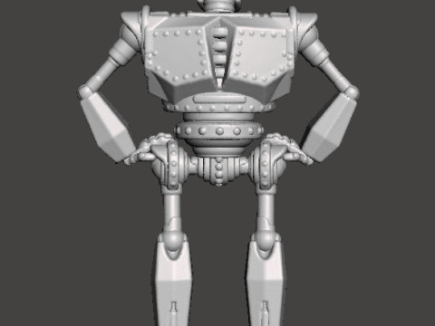 IRON GIANT MECH ROBOT MINIATURE MODEL FOR GAMES RPG DND Modelo de Impressão 3D