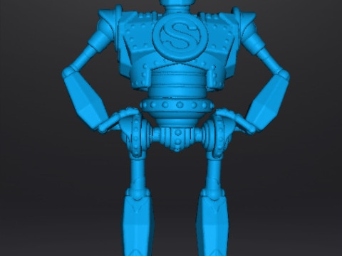 IRON GIANT MECH ROBOT MINIATURE MODEL FOR GAMES RPG DND Modelo de Impressão 3D