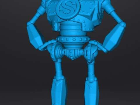 IRON GIANT MECH ROBOT MINIATURE MODEL FOR GAMES RPG DND Modelo de Impressão 3D