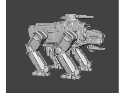 6MM SCALE AUTOMATON FACTORY WALKER MINIATURE MODELS FOR SCIFI GAMES 3D 프린트 모델