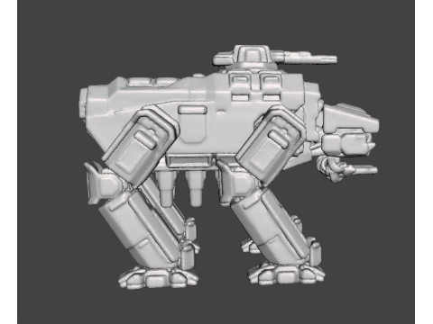 6MM SCALE AUTOMATON FACTORY WALKER MINIATURE MODELS FOR SCIFI GAMES 3D 프린트 모델