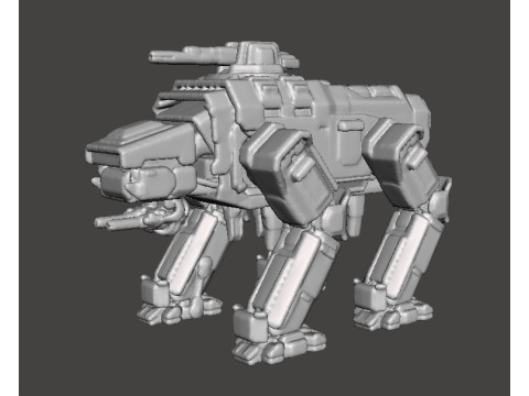 6MM SCALE AUTOMATON FACTORY WALKER MINIATURE MODELS FOR SCIFI GAMES 3D 프린트 모델
