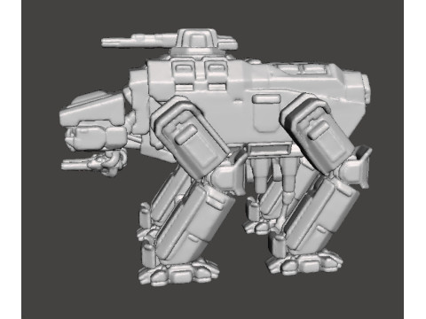 6MM SCALE AUTOMATON FACTORY WALKER MINIATURE MODELS FOR SCIFI GAMES 3D 프린트 모델