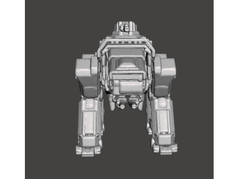 6MM SCALE AUTOMATON FACTORY WALKER MINIATURE MODELS FOR SCIFI GAMES 3D 프린트 모델