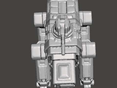 6MM SCALE AUTOMATON FACTORY WALKER MINIATURE MODELS FOR SCIFI GAMES 3D 프린트 모델