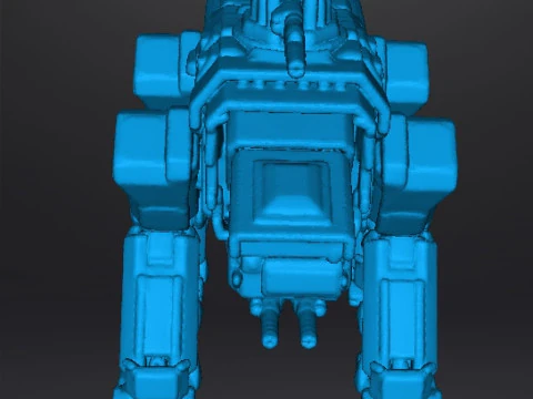 6MM SCALE AUTOMATON FACTORY WALKER MINIATURE MODELS FOR SCIFI GAMES 3D Print Model