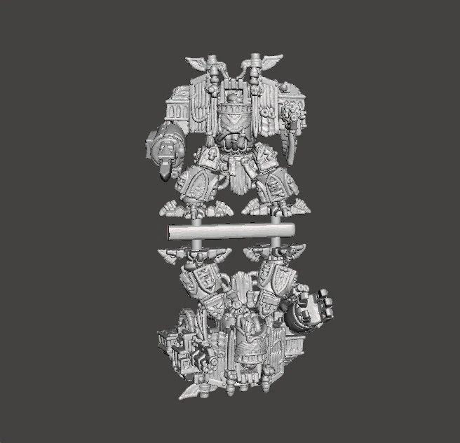 MODELLI IN MINIATURA DI TOMBE VENERATE CAMMINANTI IN SCALA DA 6 MM PER GIOCHI SCIFI Modello di stampa 3D .c4d .max .obj .3ds .fbx .stl .blend