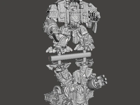 MODELLI IN MINIATURA DI TOMBE VENERATE CAMMINANTI IN SCALA DA 6 MM PER GIOCHI SCIFI Modello di stampa 3D