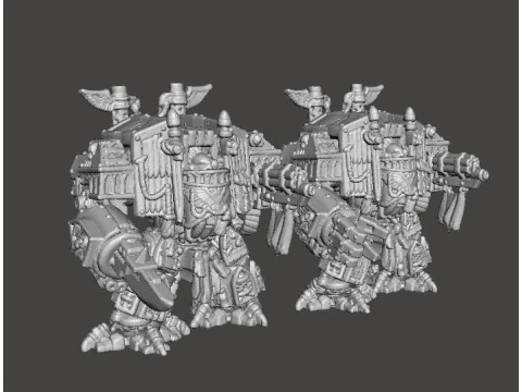 MODELLI IN MINIATURA DI TOMBE VENERATE CAMMINANTI IN SCALA DA 6 MM PER GIOCHI SCIFI Modello di stampa 3D