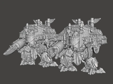 MODELLI IN MINIATURA DI TOMBE VENERATE CAMMINANTI IN SCALA DA 6 MM PER GIOCHI SCIFI Modello di stampa 3D