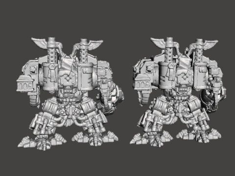 MODELLI IN MINIATURA DI TOMBE VENERATE CAMMINANTI IN SCALA DA 6 MM PER GIOCHI SCIFI Modello di stampa 3D