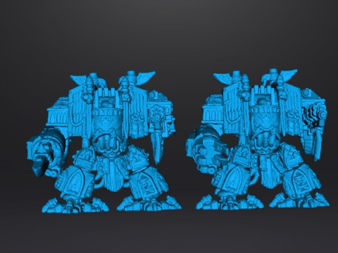 6MM SCALE VENERATED WALKING TOMBS MINIATURE MODELS FOR SCIFI GAMES 3D 打印模型