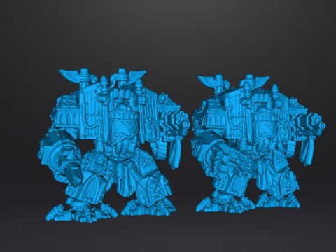 6MM SCALE VENERATED WALKING TOMBS MINIATURE MODELS FOR SCIFI GAMES 3D 打印模型