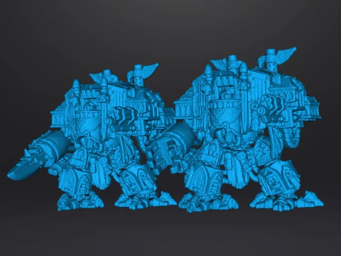 MODELLI IN MINIATURA DI TOMBE VENERATE CAMMINANTI IN SCALA DA 6 MM PER GIOCHI SCIFI Modello di stampa 3D