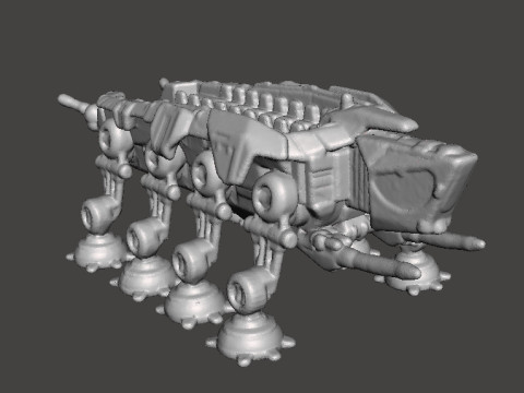 6MM SCALE AT-OT WALKER MINIATURE MODEL FOR SCIFI GAMES EPIC Modelo de Impressão 3D