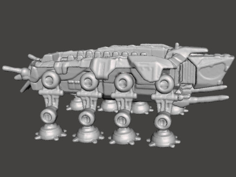6MM SCALE AT-OT WALKER MINIATURE MODEL FOR SCIFI GAMES EPIC Modelo de Impressão 3D