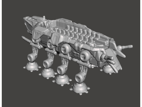 6MM SCALE AT-OT WALKER MINIATURE MODEL FOR SCIFI GAMES EPIC Modelo de Impressão 3D