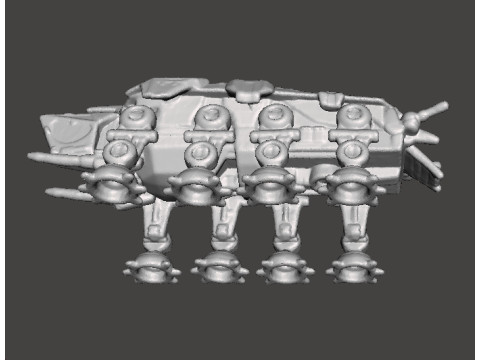 6MM SCALE AT-OT WALKER MINIATURE MODEL FOR SCIFI GAMES EPIC Modelo de Impressão 3D