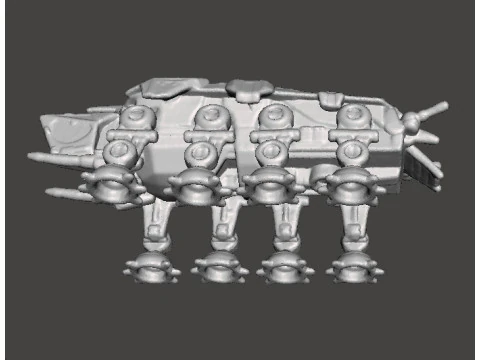 MODELLO IN MINIATURA AT-OT WALKER IN SCALA DA 6 MM PER GIOCHI SCIFI EPICI Modello di stampa 3D