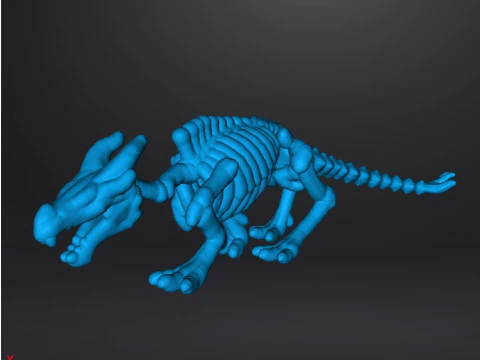 6MM SCALE KRAYT DRAGON SKELETON MINIATURE MODEL FOR SCIFI OR FANTASY GAMES EPIC 3D Print Model