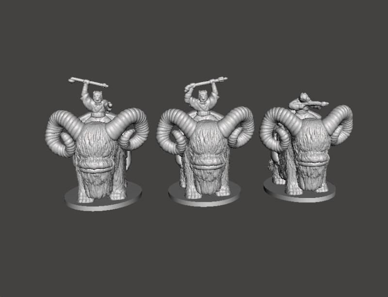 6MM SCALE SW TUSKEN ON BANTHA SET MINIATURE MODELS FOR SCIFI GAMES EPIC Model do druku 3D .c4d .max .obj .3ds .fbx .stl .blend