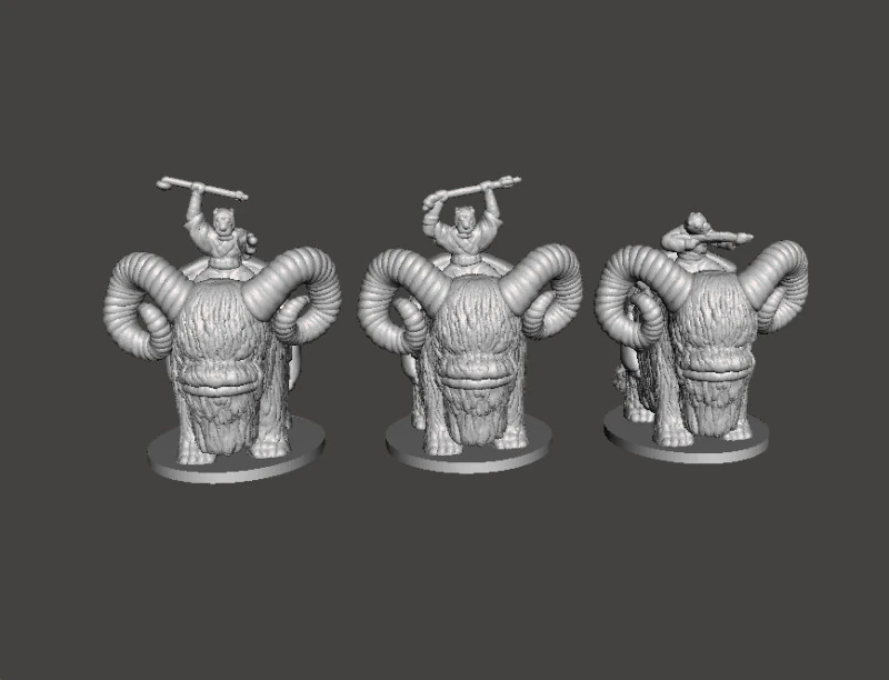 ESCALA DE 6MM SW TUSKEN NO CONJUNTO DE BANTHA MODELOS EM MINIATURA PARA JOGOS SCIFI ÉPICOS Modelo de Impressão 3D .c4d .max .obj .3ds .fbx .stl .blend