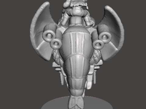 6MM SCALE SW MANDO WARRIORS ON BASILISK SET MINIATURE MODELS FOR SCIFI GAMES EPIC 3D 打印模型