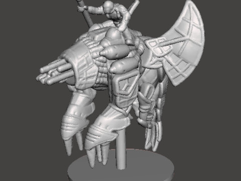 6MM SCALE SW MANDO WARRIORS ON BASILISK SET MINIATURE MODELS FOR SCIFI GAMES EPIC 3D 打印模型