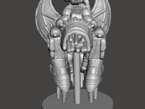 6MM SCALE SW MANDO WARRIORS ON BASILISK SET MINIATURE MODELS FOR SCIFI GAMES EPIC 3D 打印模型