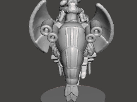 6MM SCALE SW MANDO WARRIORS ON BASILISK SET MINIATURE MODELS FOR SCIFI GAMES EPIC 3D 打印模型