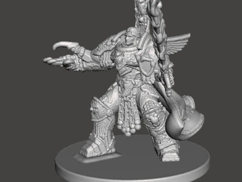 स्किफ़ी या फ़ैंटेसी गेम्स के लिए 6एमएम स्केल स्पेस मोनार्क मिनिएचर मॉडल 3D प्रिंट मॉडल