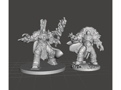6MM SCALE SPACE MONARCH MINIATURE MODEL FOR SCIFI OR FANTASY GAMES 3D Baskı Modeli