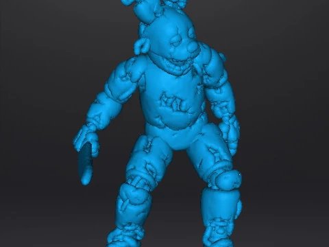 FNAF SPRINGTRAP MINIATURE MODEL HORROR FANTASY GAMES RPG DND 3D Print Model