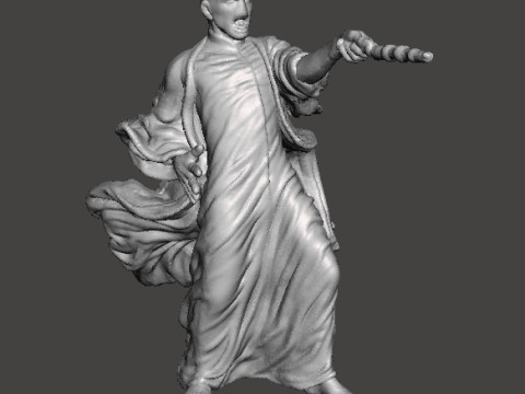 DARK WIZARD VOLDERMORT MINIATURE MODEL FIGURE FOR FANTASY GAMES RPG DND 3D Принт Модель