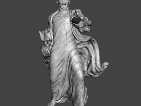 DARK WIZARD VOLDERMORT MINIATURE MODEL FIGURE FOR FANTASY GAMES RPG DND Model do druku 3D