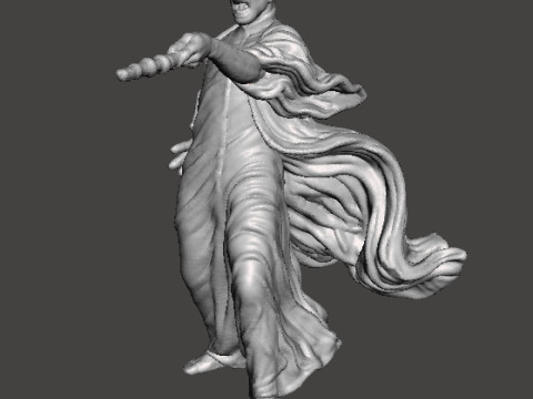DARK WIZARD VOLDERMORT MINIATURE MODEL FIGURE FOR FANTASY GAMES RPG DND 3D Принт Модель