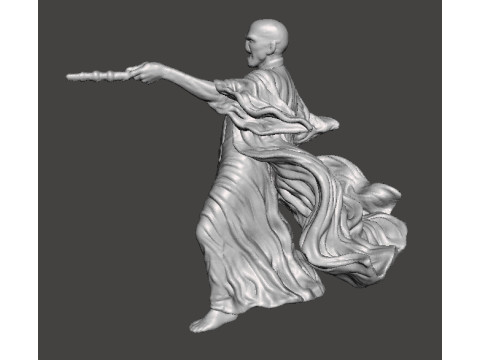 DARK WIZARD VOLDERMORT MINIATURE MODEL FIGURE FOR FANTASY GAMES RPG DND 3D Принт Модель
