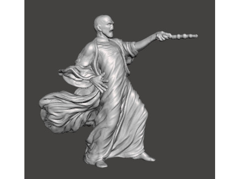 DARK WIZARD VOLDERMORT MINIATURE MODEL FIGURE FOR FANTASY GAMES RPG DND 3D Принт Модель