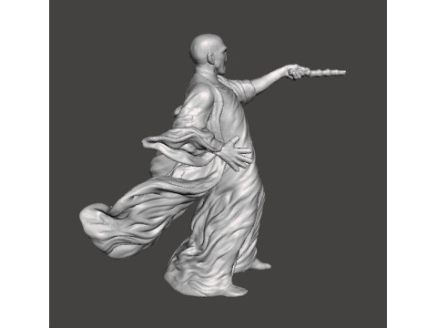DARK WIZARD VOLDERMORT MINIATURE MODEL FIGURE FOR FANTASY GAMES RPG DND 3D Принт Модель