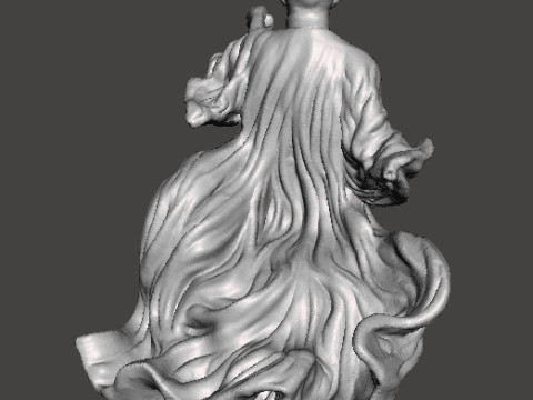 DARK WIZARD VOLDERMORT MINIATURE MODEL FIGURE FOR FANTASY GAMES RPG DND 3D Принт Модель
