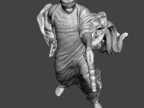 DARK WIZARD VOLDERMORT MINIATURE MODEL FIGURE FOR FANTASY GAMES RPG DND 3D Принт Модель